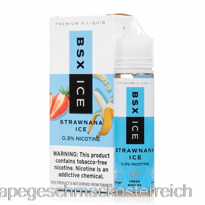 Strawnana-Eis – BSX-Eis – 60 Ml, 3 Mg Vape-Geschmack
